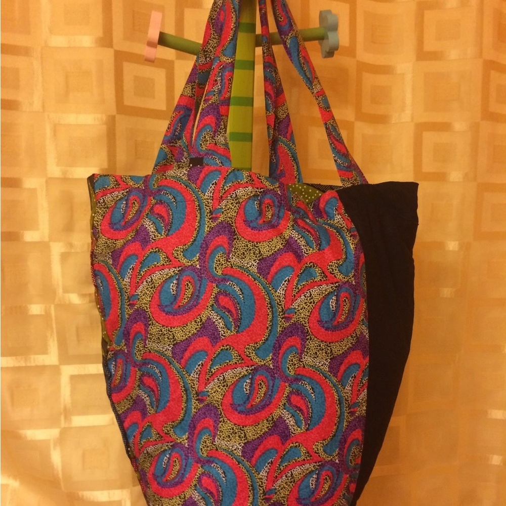 African Print hand bag. Hand Made. Gorgeous multicolored. Ships from Michigan‼️